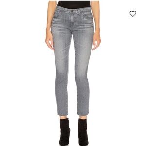 AG Jeans Prima Ankle Gray Skinny Cropped Size 26